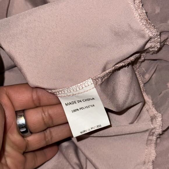 Simplee Maxi Dress Women's Large Pink Backless Sleeveless Adjustable Strap - Picture 8 of 8